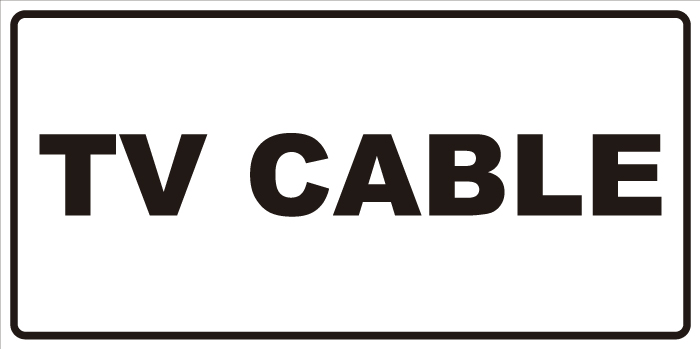 señaletica tv cable