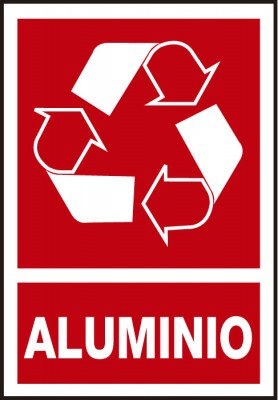 Señalética reciclables aluminio