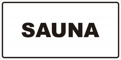 señaletica sauna