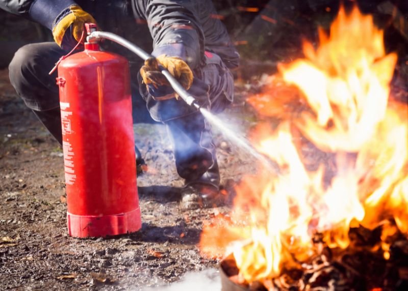 Señalización para prevenir incendios